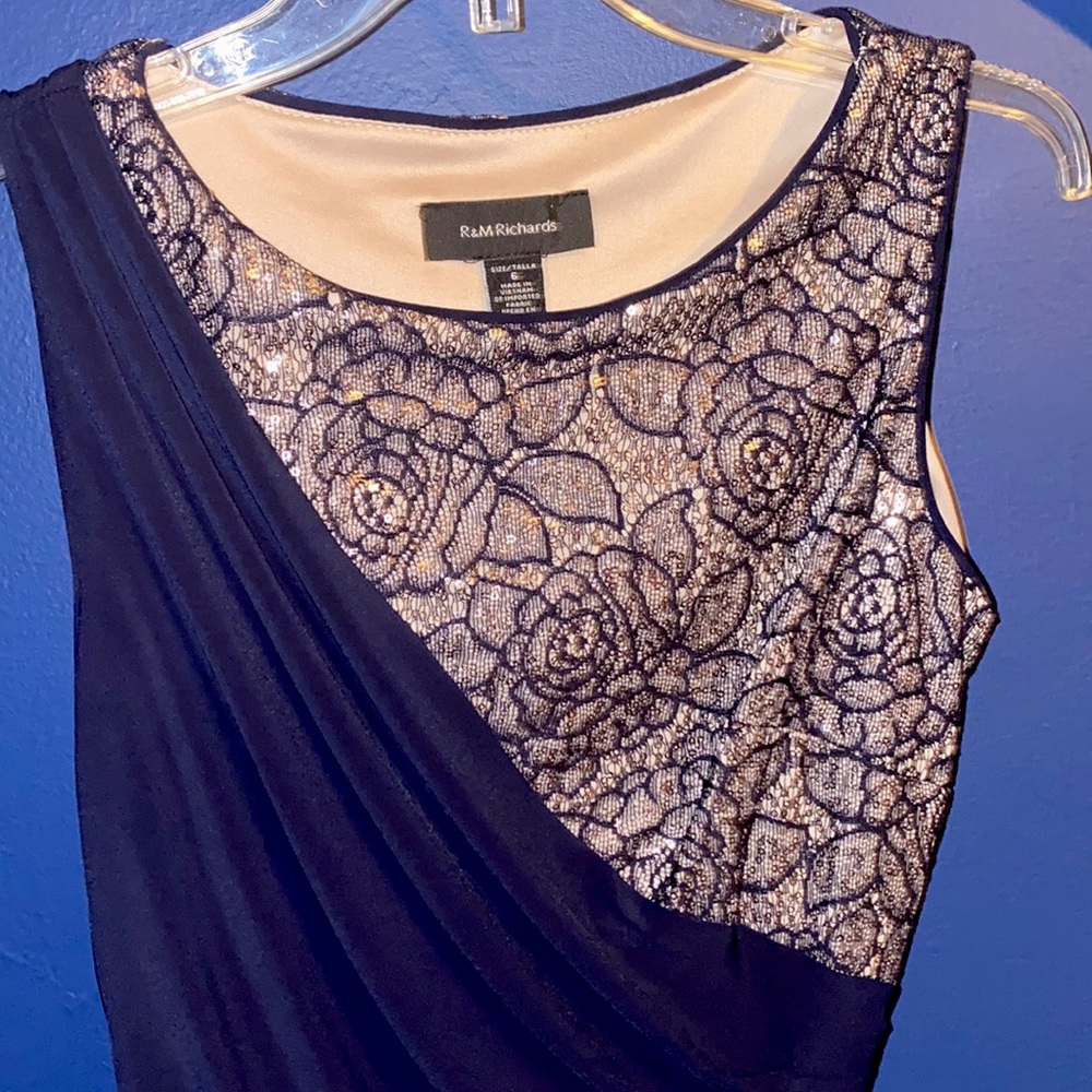 R&M Richards Prom/Homecoming/Cocktail Navy Blue Dress